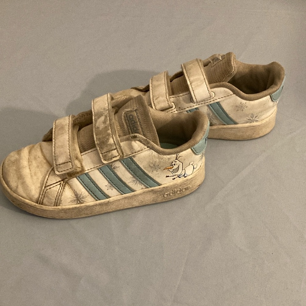 Adidas Kids Shoes - White and Blue
